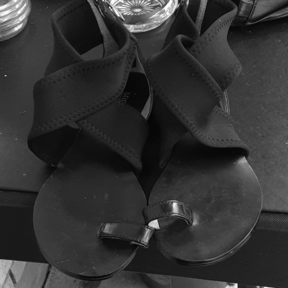 Michael Kors crossed strap sandals